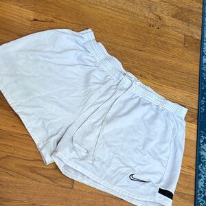 Nike White Sports Shorts
